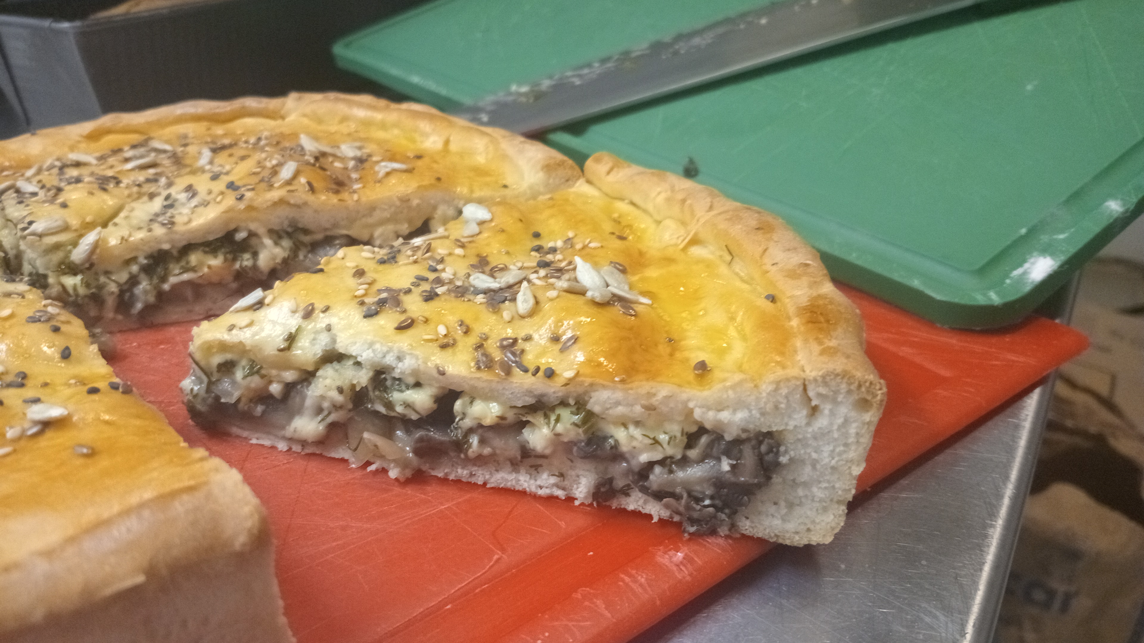 Tarta de Champiñones